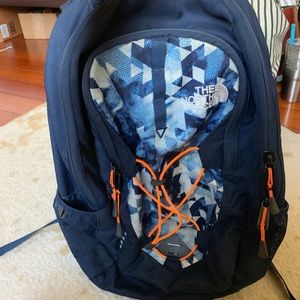 North face jester backpack (navy)